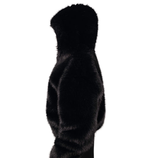 Black Panther Faux Fur JACKET
