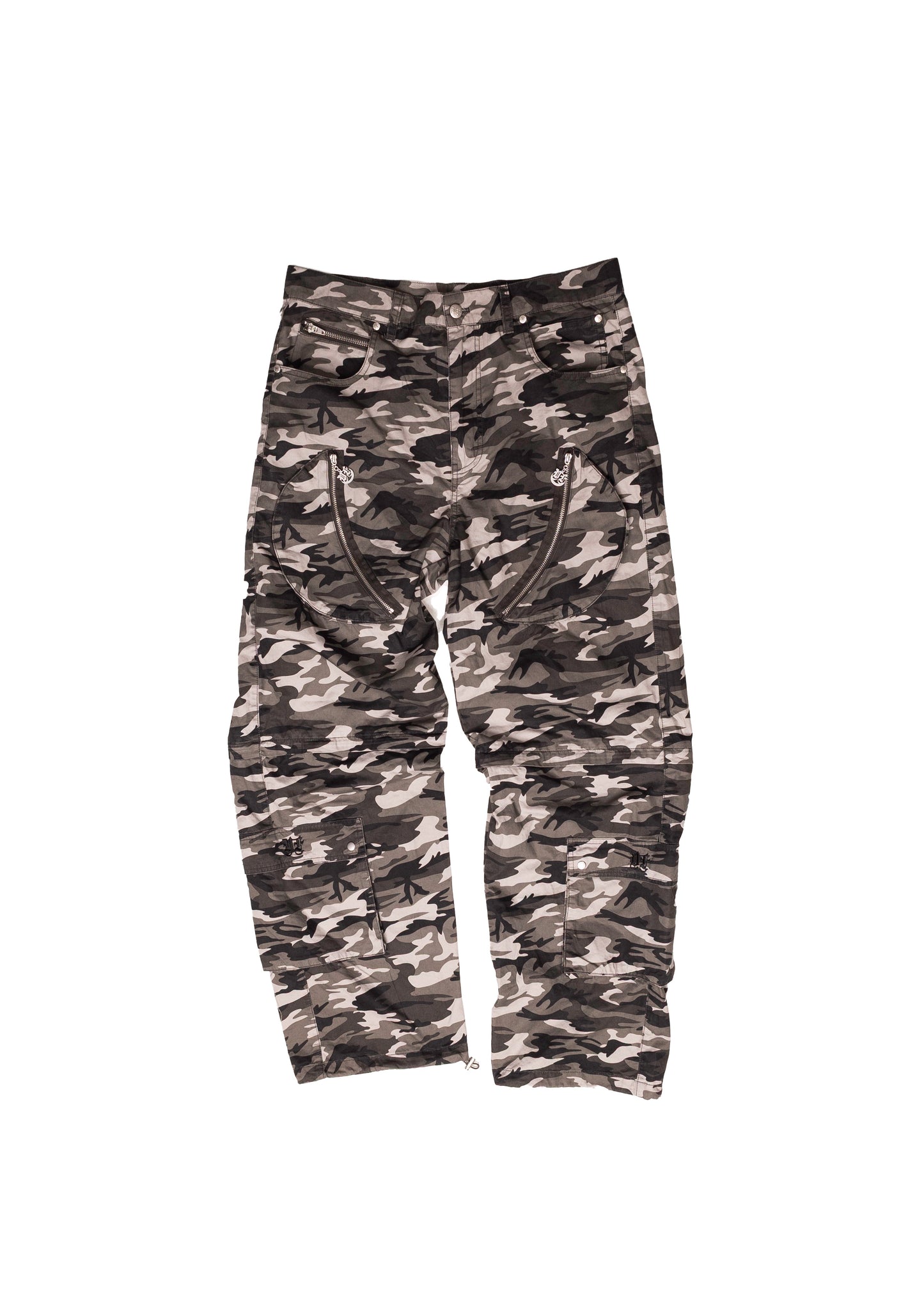 CAMOUFLAGE DETACHABLE CARGO PANTS
