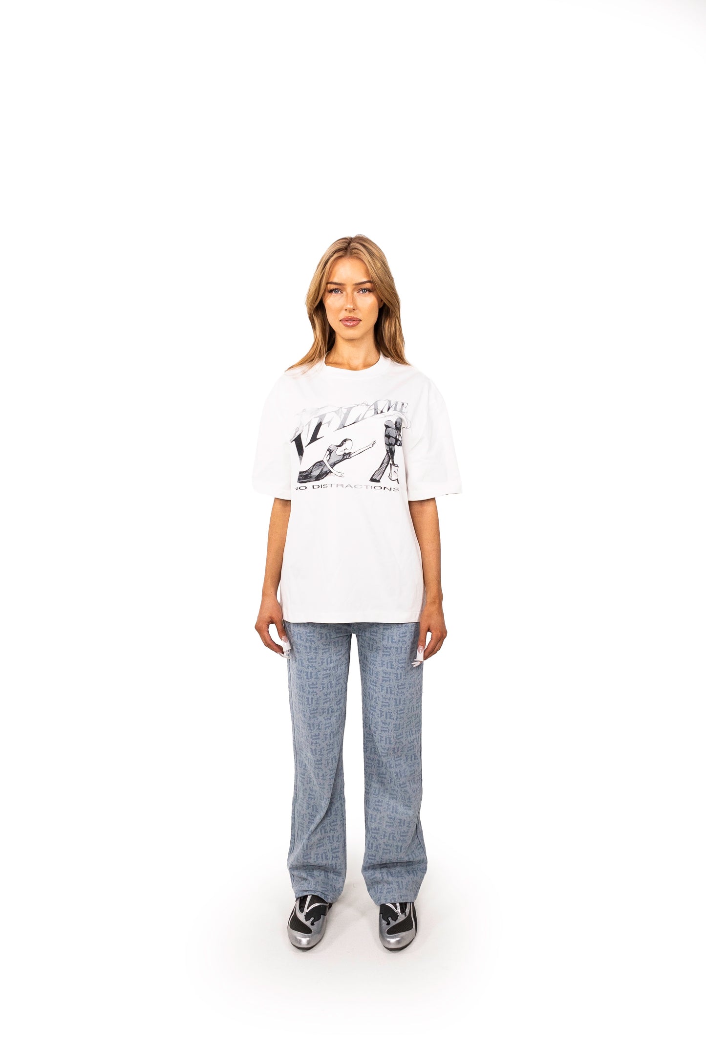 BLUE MONOGRAM JEANS UNISEX