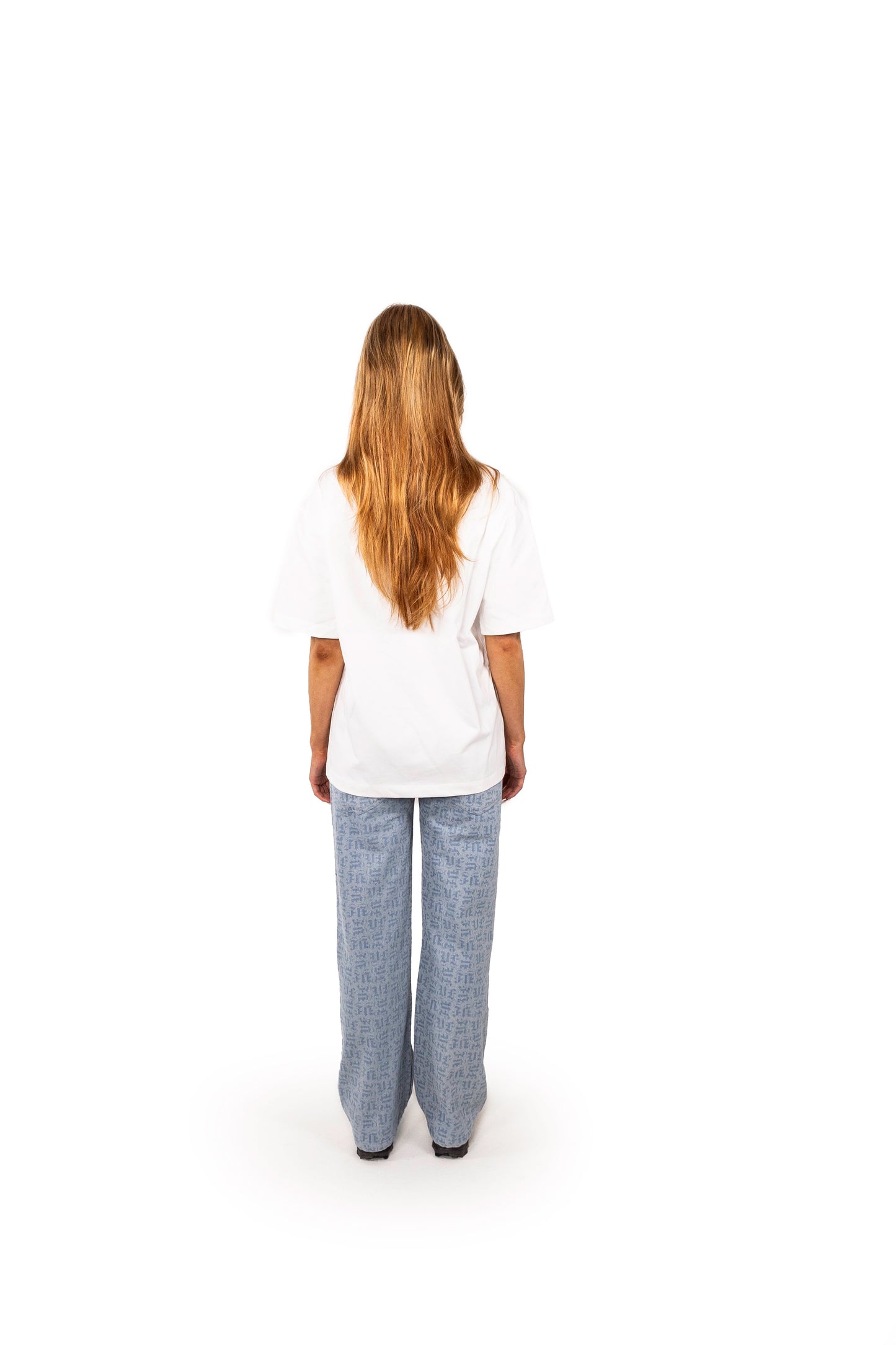 BLUE MONOGRAM JEANS UNISEX