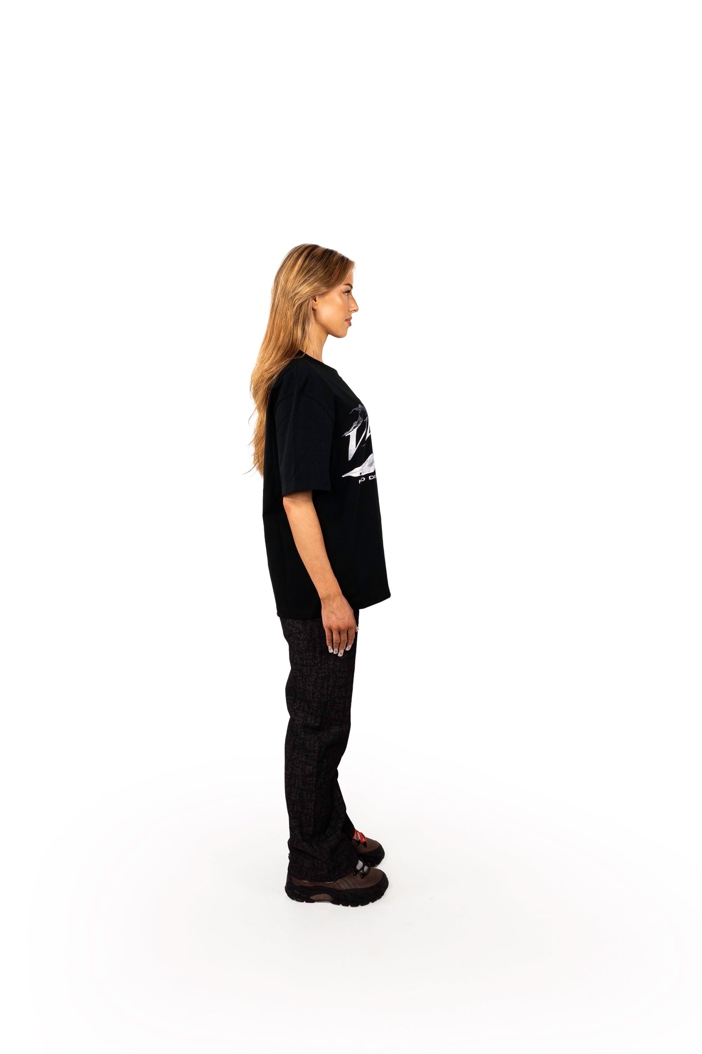 NO DISTRACTION T-SHIRT BLACK