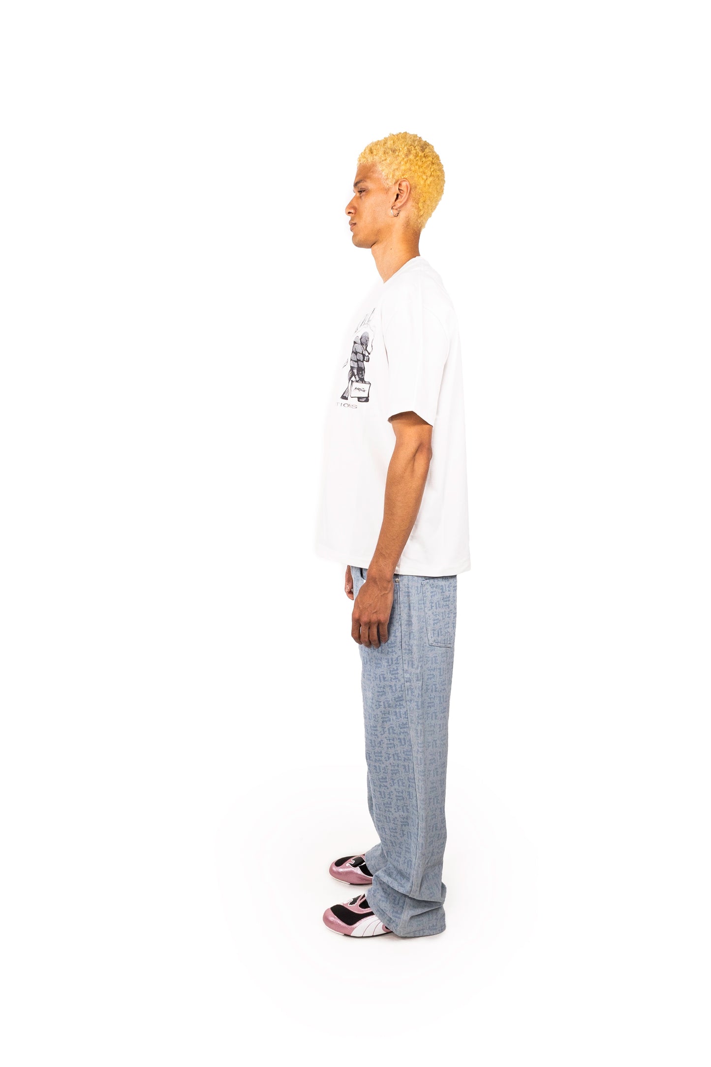 BLUE MONOGRAM JEANS UNISEX