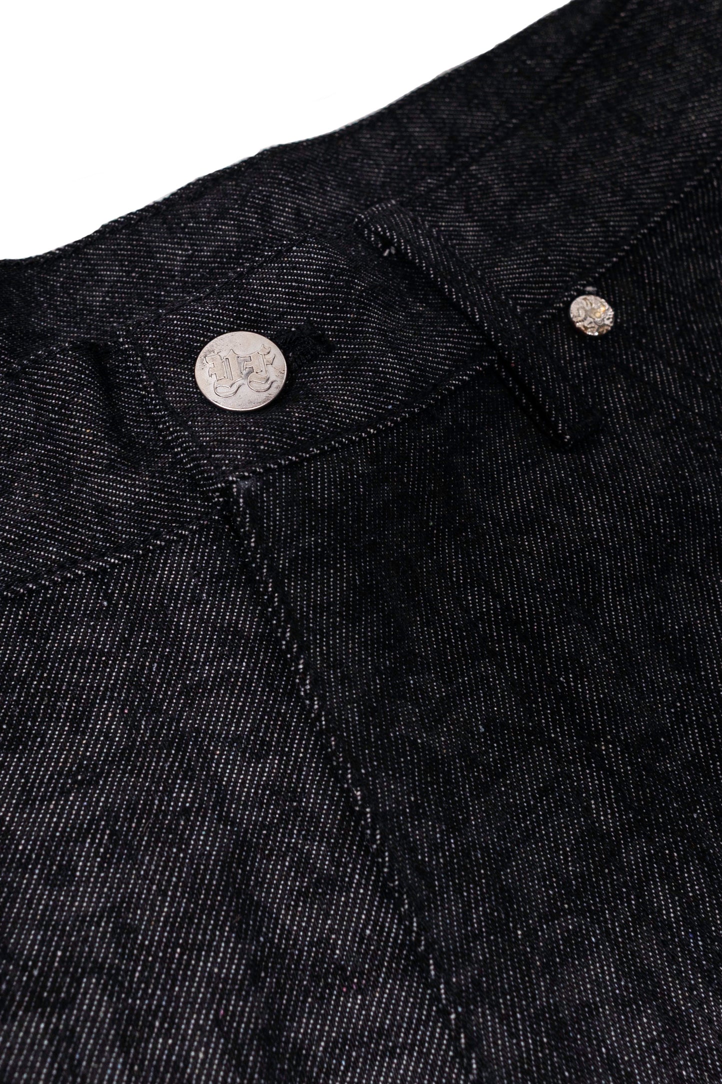 BLACK MONOGRAM JORTS UNISEX