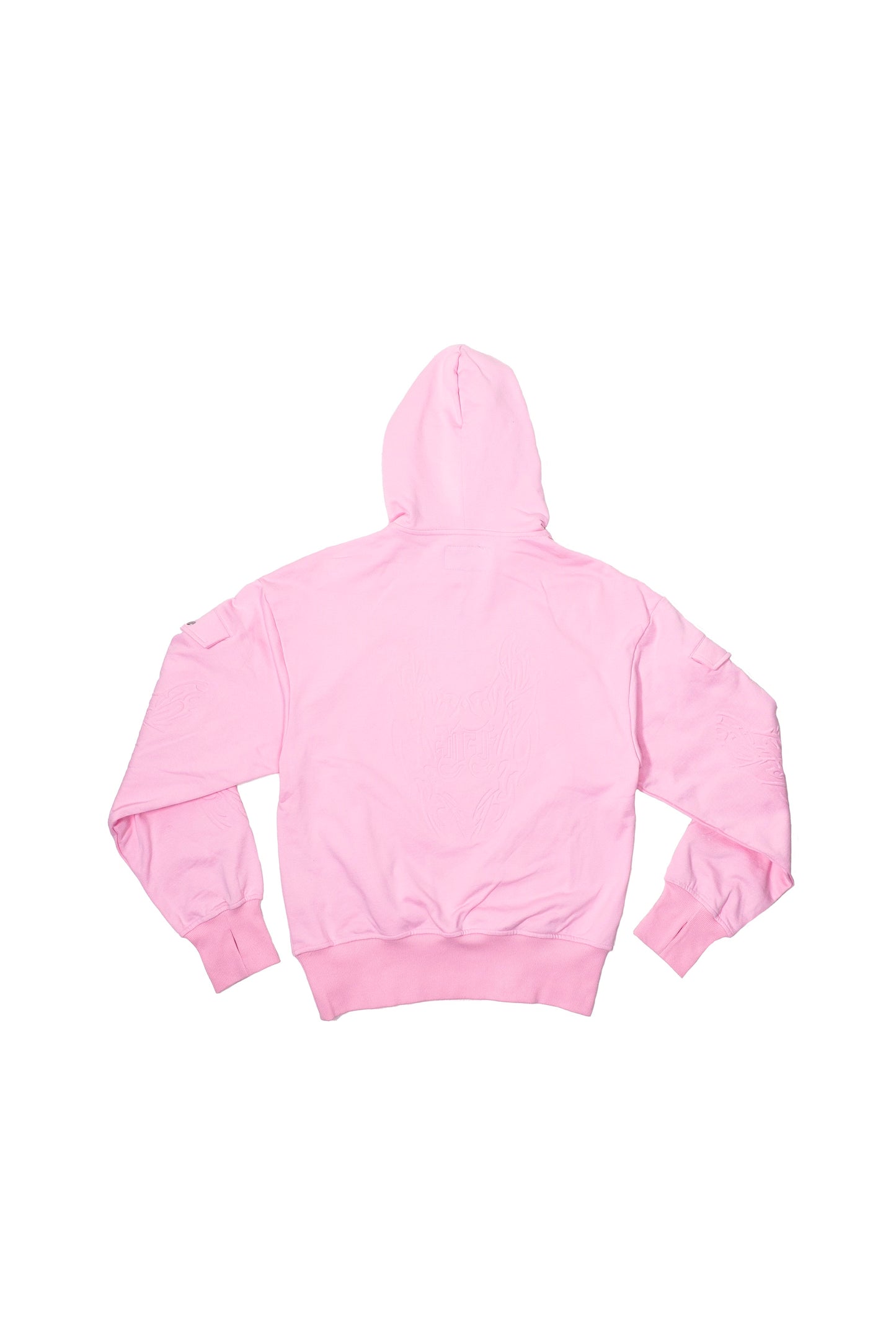VF PINK EMBOSSED HOODIE