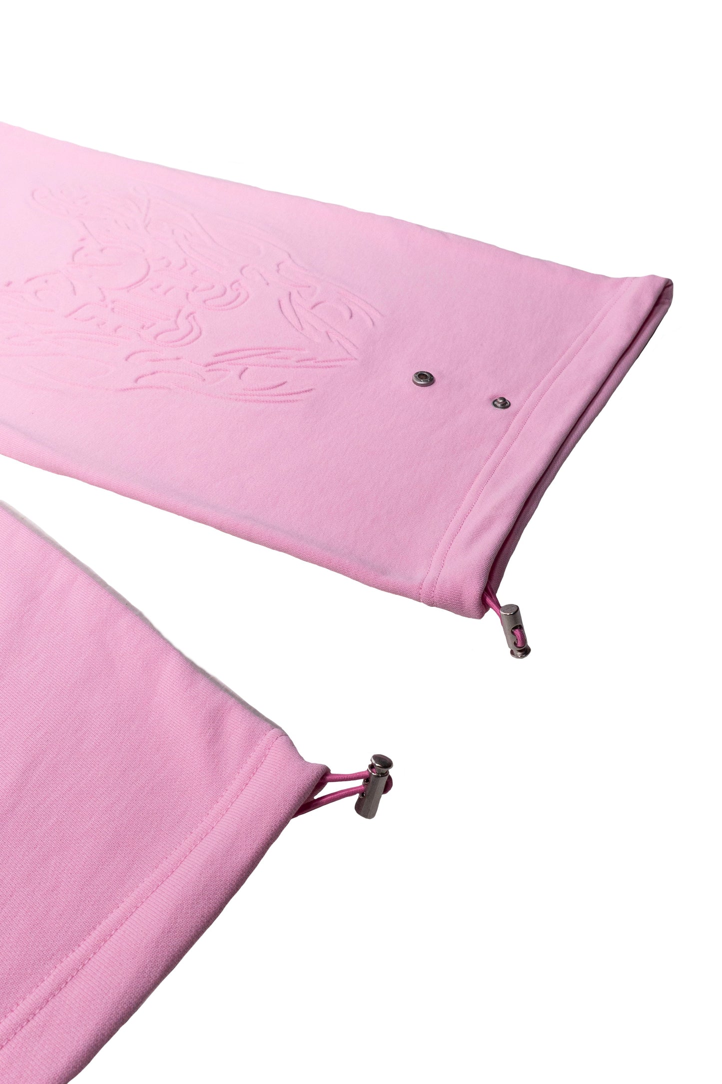 PINK EMBOSSED PANTS