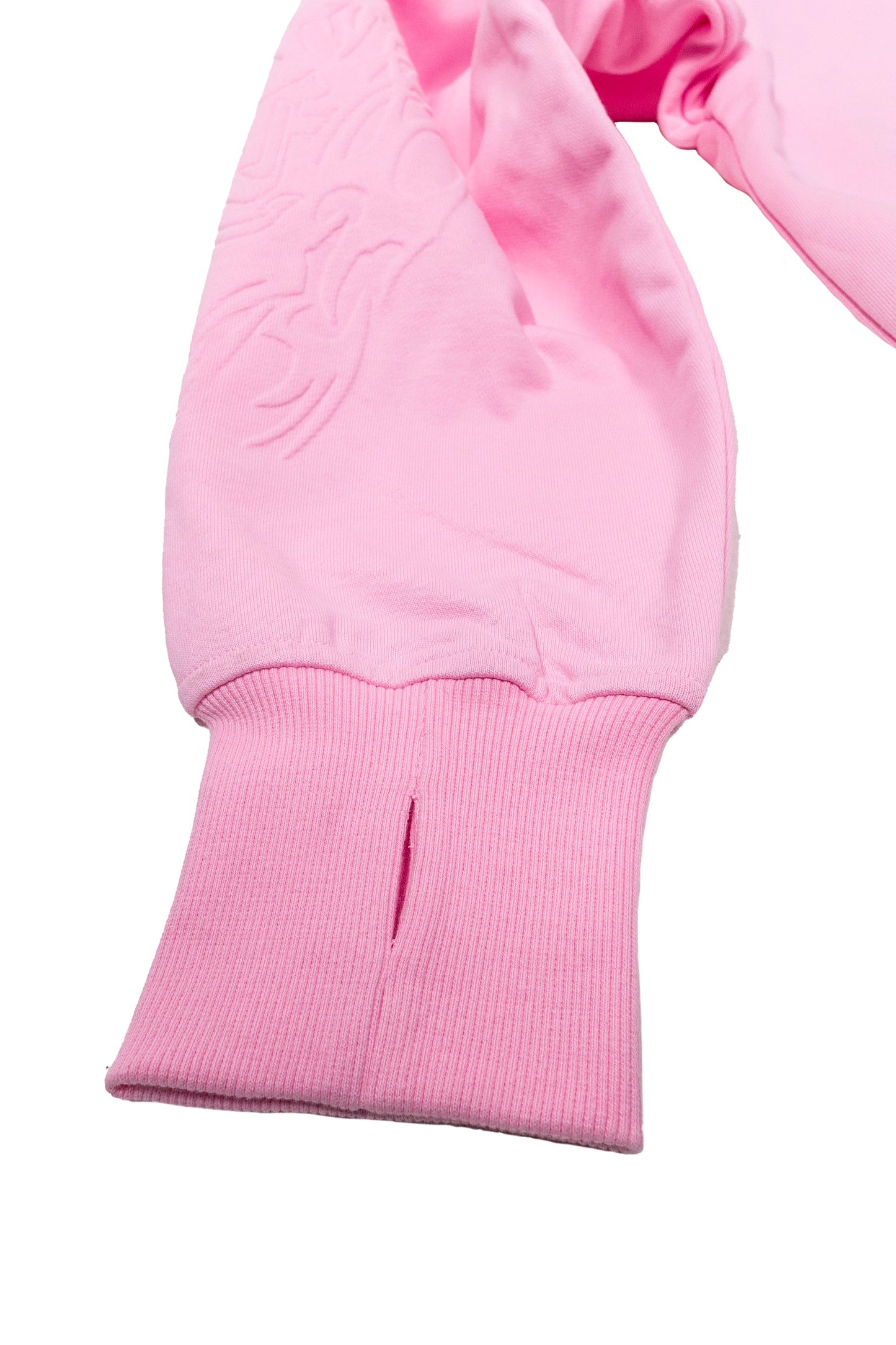 VF PINK EMBOSSED HOODIE