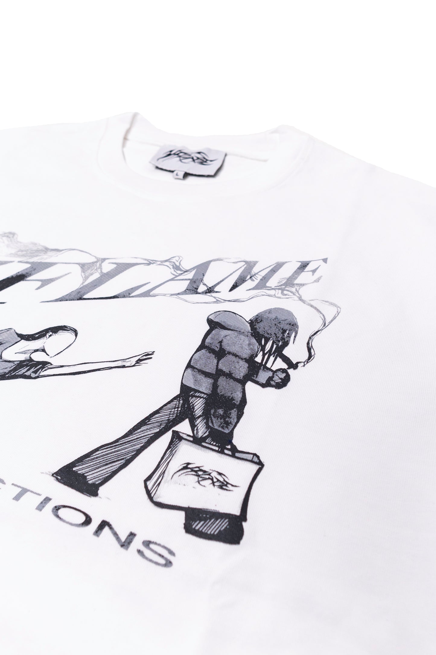 NO DISTRACTION T-SHIRT WHITE