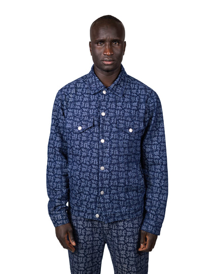 MONOGRAM DENIM JACKET