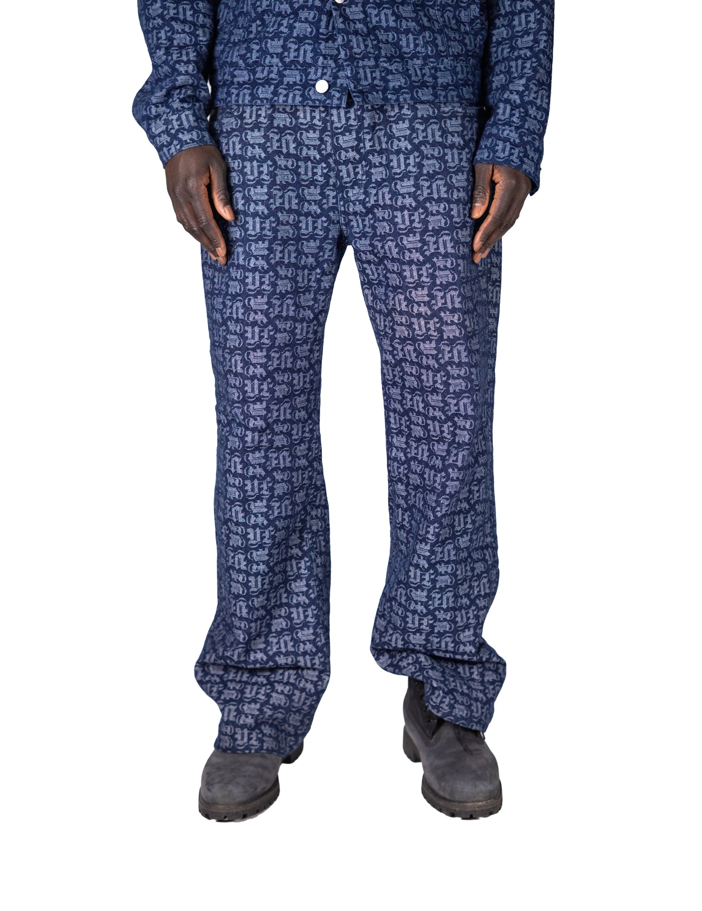 MONOGRAM DENIM JEANS