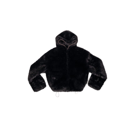 Black Panther Faux Fur JACKET