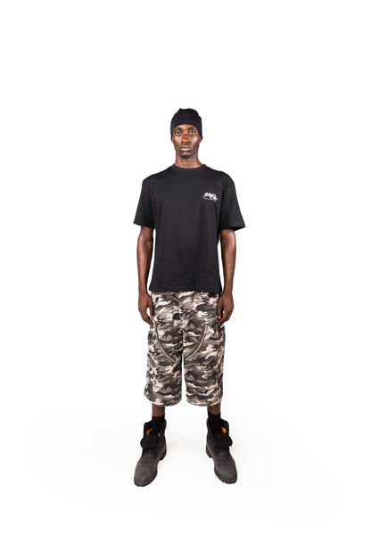 CAMOUFLAGE DETACHABLE CARGO PANTS