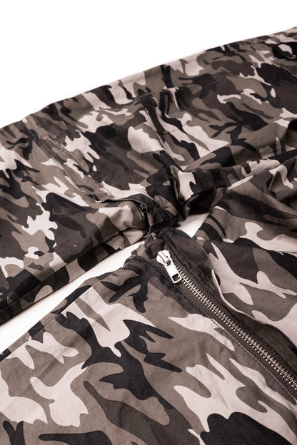 CAMOUFLAGE DETACHABLE CARGO PANTS