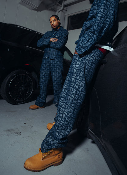 MONOGRAM DENIM JEANS