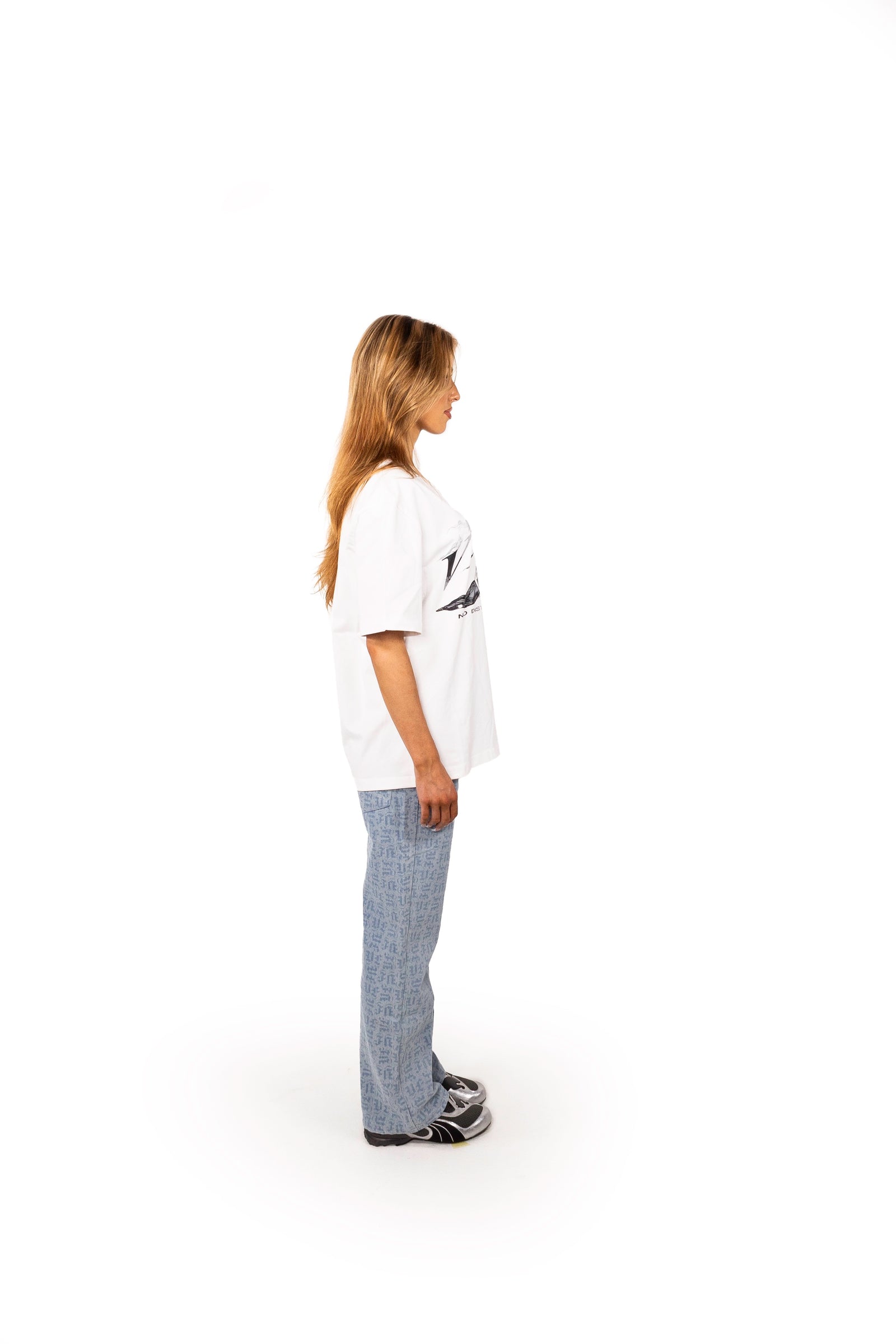 NO DISTRACTION T-SHIRT WHITE