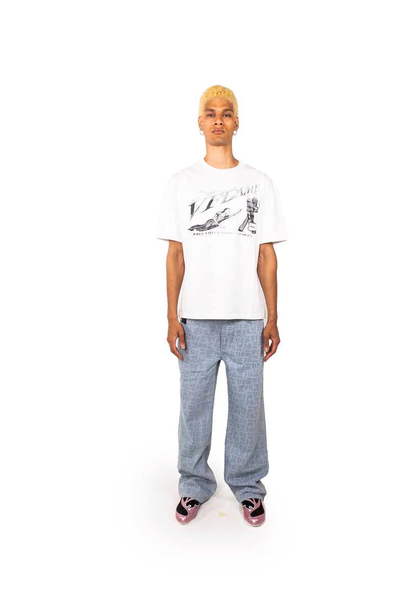 BLUE MONOGRAM JEANS UNISEX