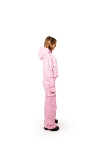 PINK EMBOSSED PANTS