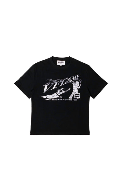 NO DISTRACTION T-SHIRT BLACK