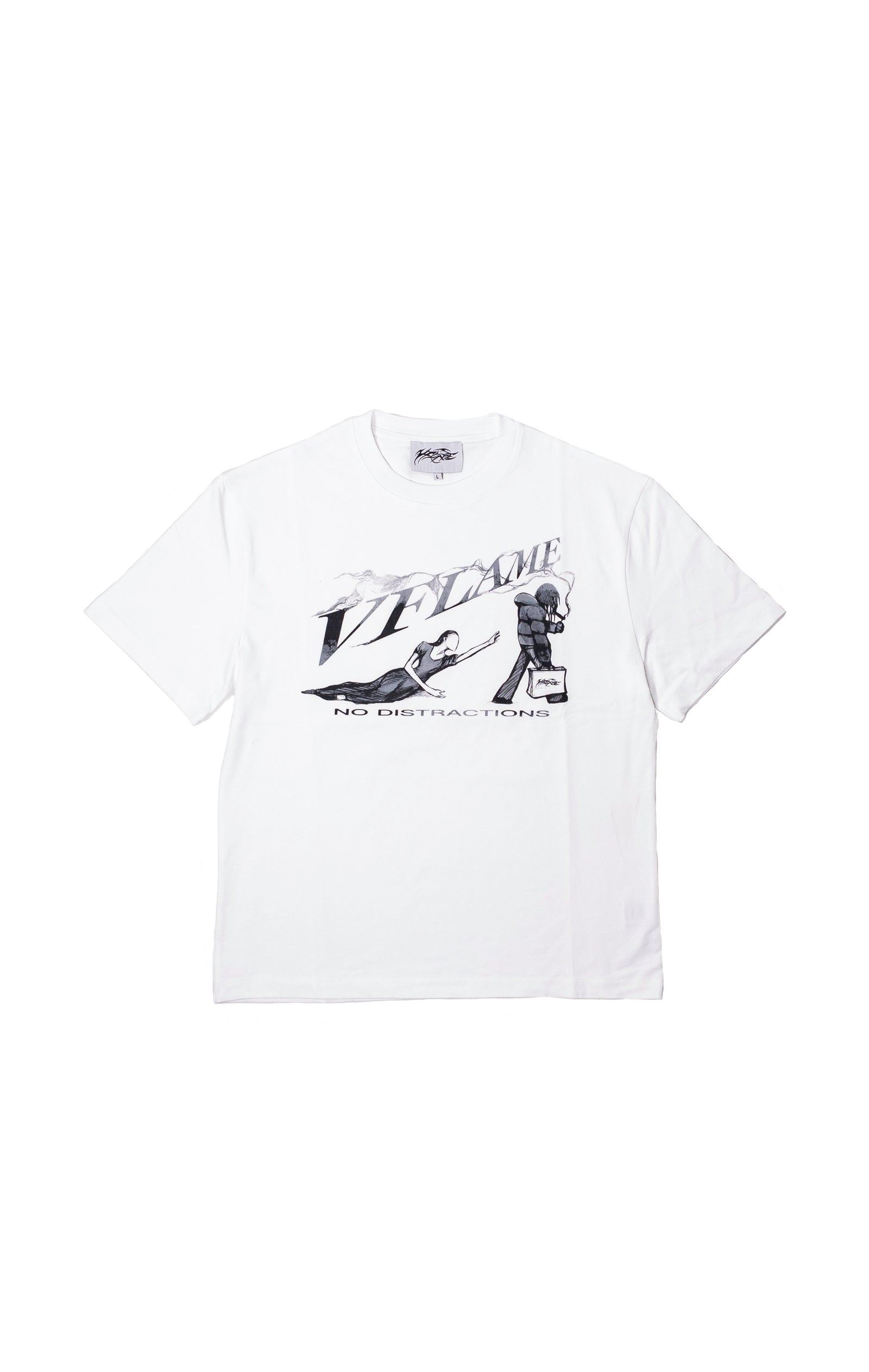NO DISTRACTION T-SHIRT WHITE