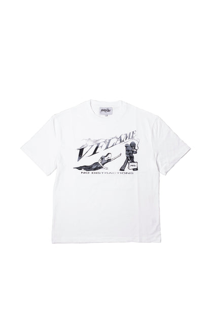 NO DISTRACTION T-SHIRT WHITE