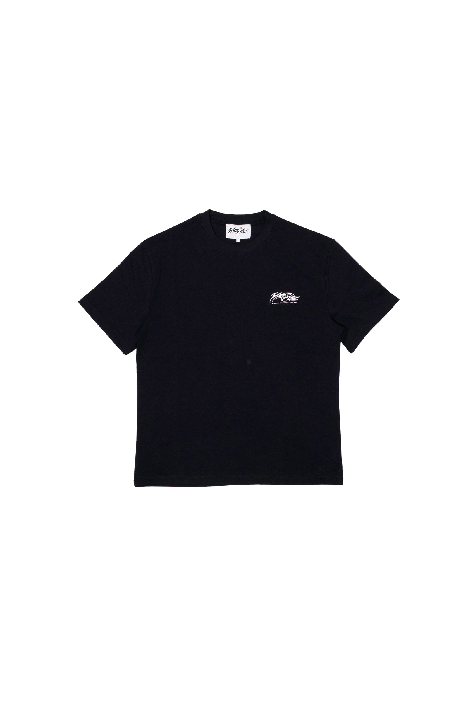 ANTIQUE OBLIQUE  T-SHIRT BLACK