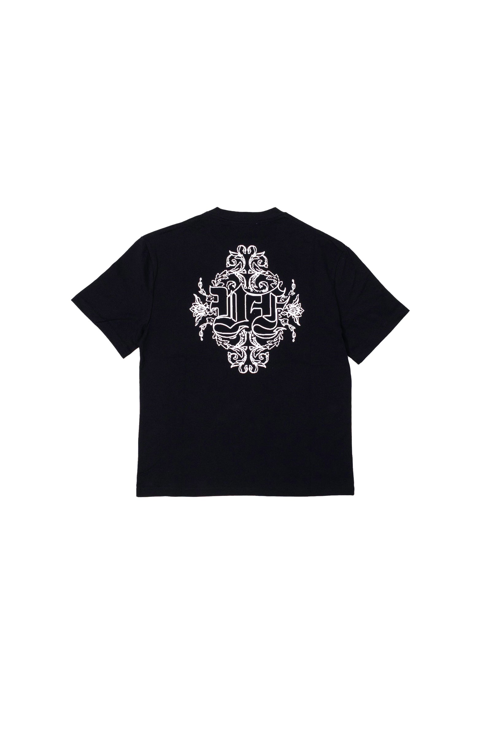 ANTIQUE OBLIQUE  T-SHIRT BLACK