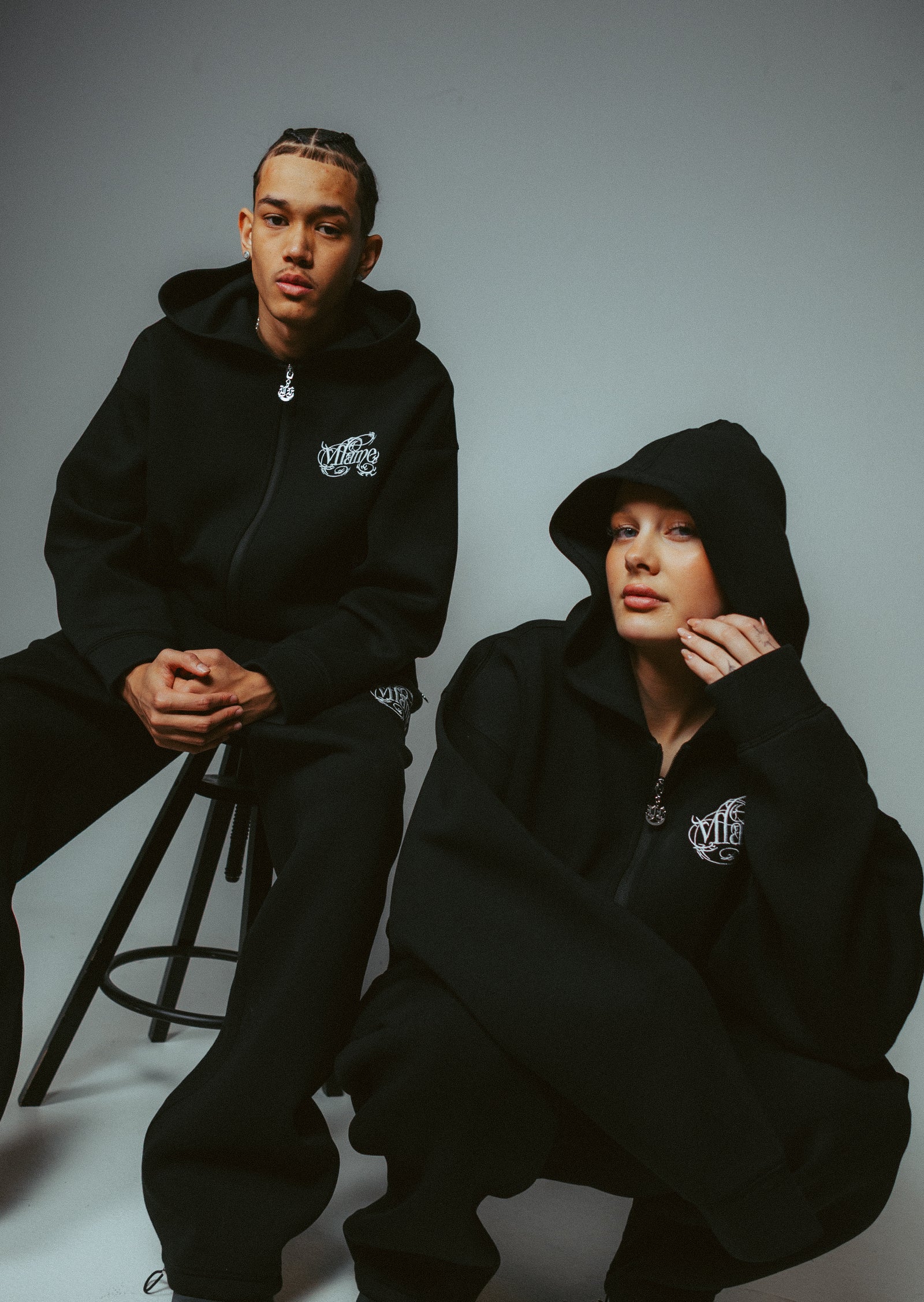 Black Scuba Hoodie