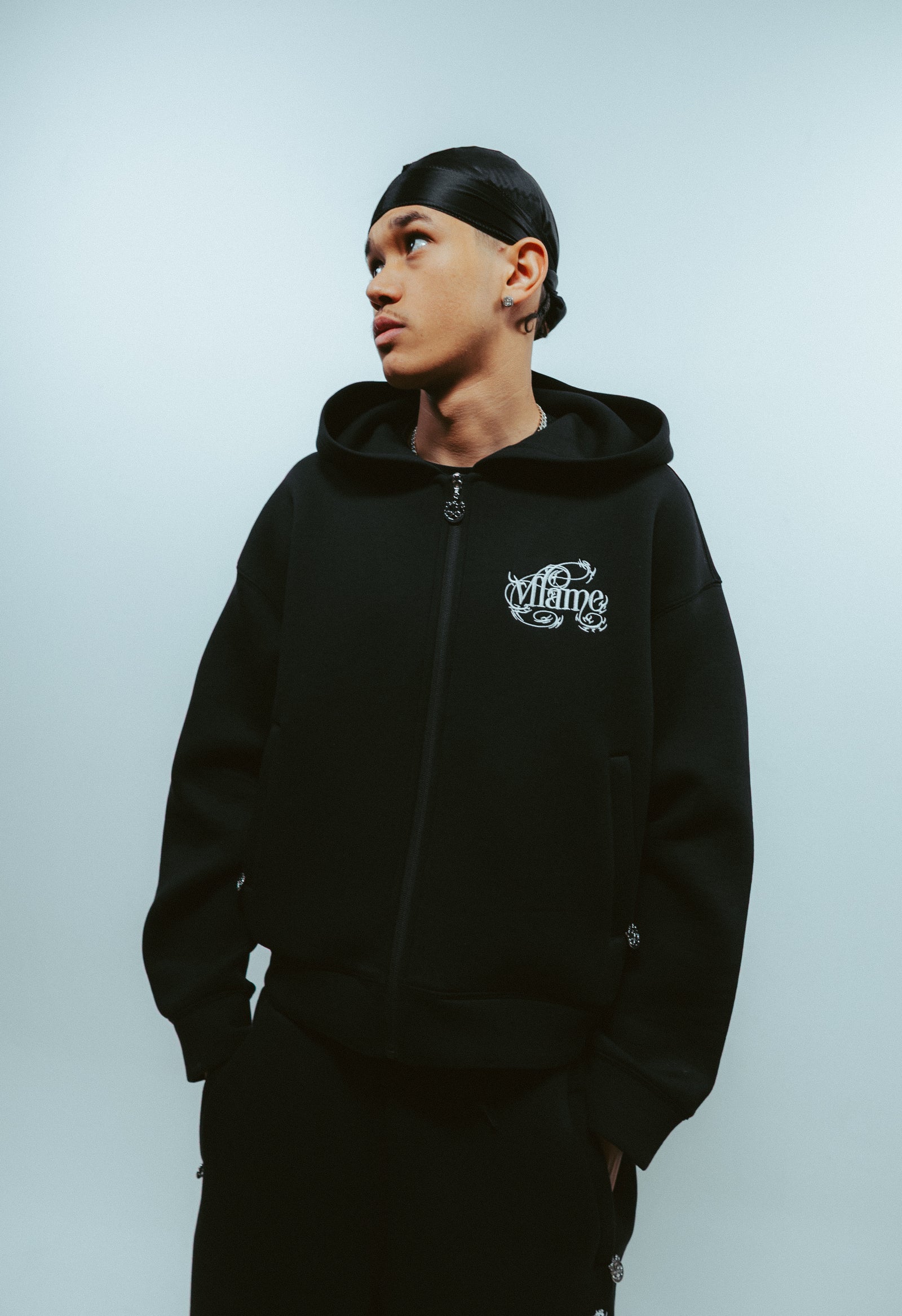 Black Scuba Hoodie