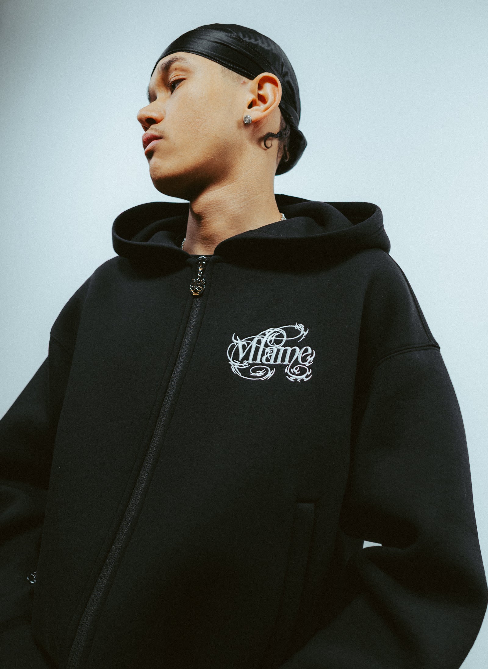 Black Scuba Hoodie