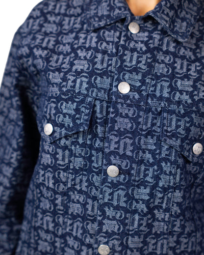 MONOGRAM DENIM JACKET