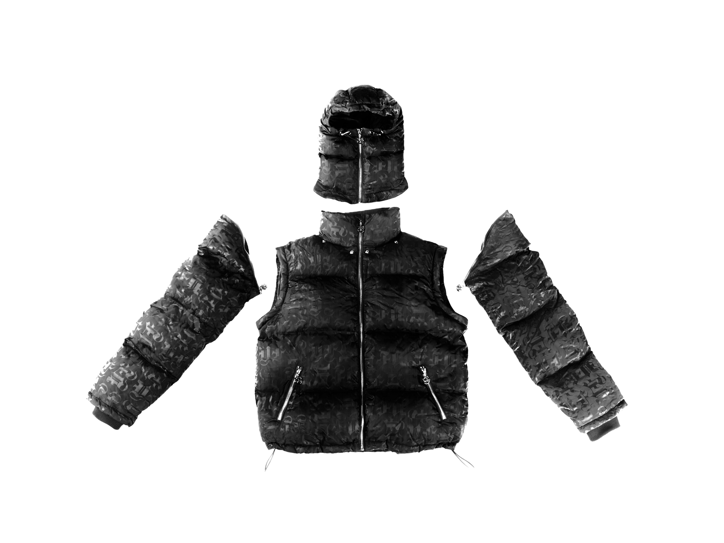 Balaclava Puffer Jacket - Unisex